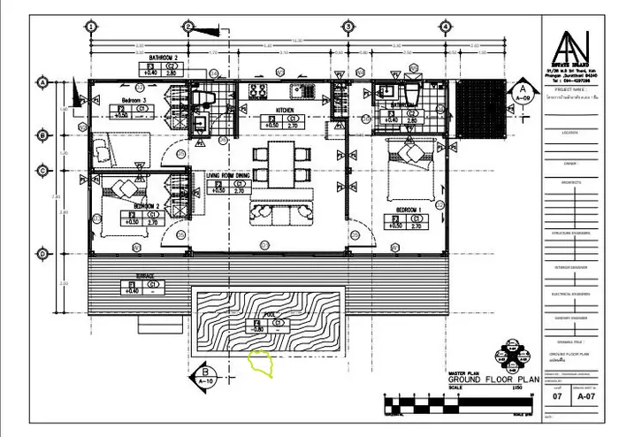 3-bdrm villa in a sunset area (Taling Ngam)