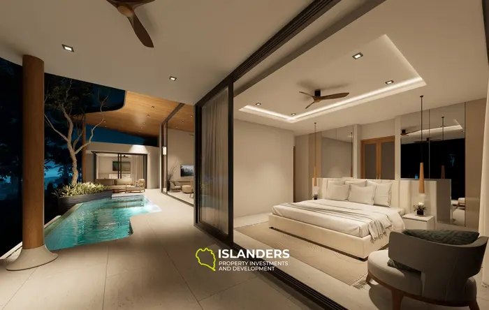 Comfortable 3-bdrm pool villa with sea and nature views (Plai Laem)