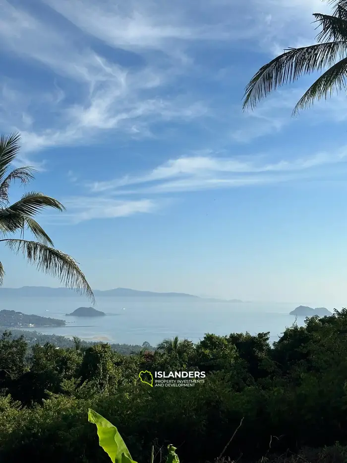 Amazing double sea view land – 2,400 m2