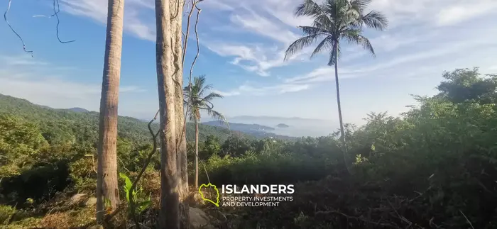 Amazing double sea view land – 2,400 m2