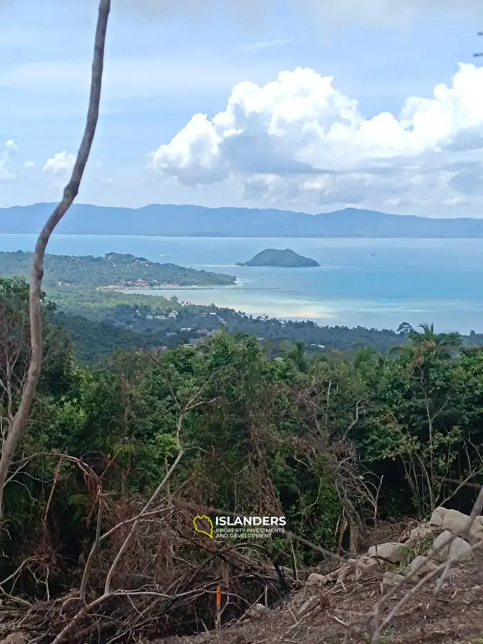 Amazing double sea view land – 2,400 m2