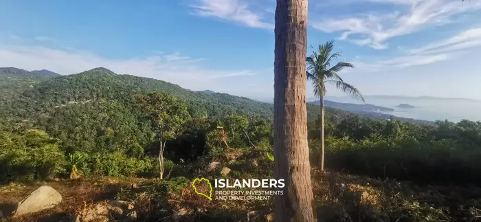 Amazing double sea view land – 2,400 m2