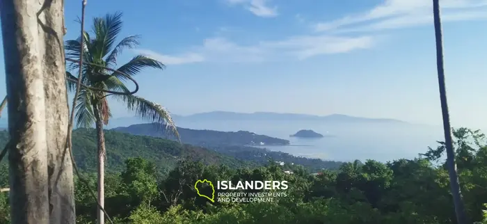 Amazing double sea view land – 2,400 m2
