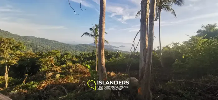 Amazing double sea view land – 2,400 m2