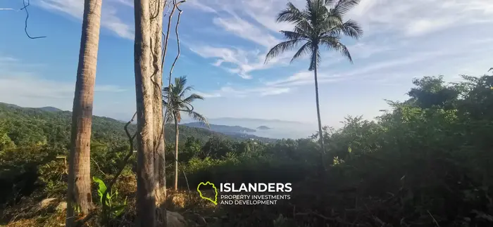 Amazing double sea view land – 2,400 m2