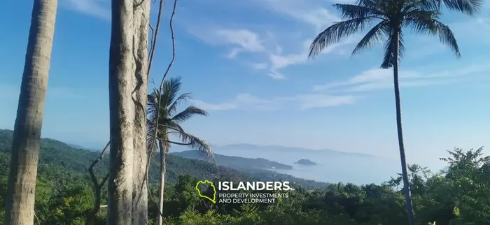Amazing double sea view land – 2,400 m2