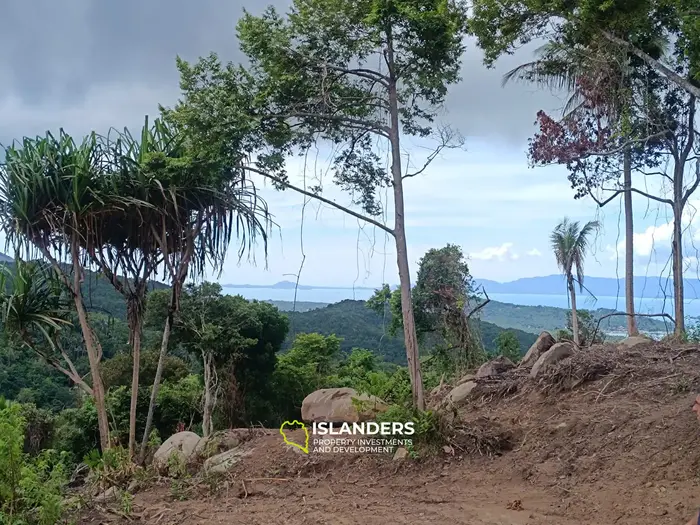 Amazing double sea view land – 2,400 m2