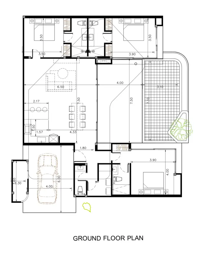 Three-bdrm pool villa with see view, large windows and a sitting area (Plai Laem)
