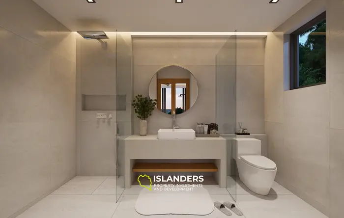 Three-bdrm pool villa with see view, large windows and a sitting area (Plai Laem)