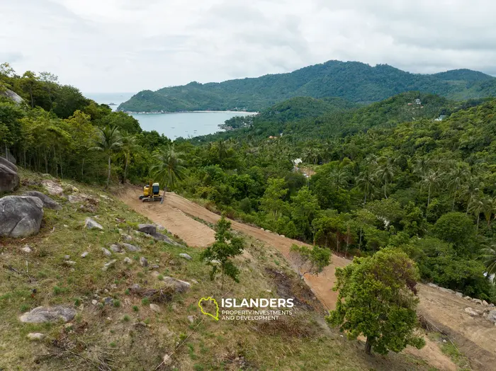 🌴 Terrain de 3 Rai avec vue sur la mer à vendre – Thong Nai Pan, Koh Phangan 🌊