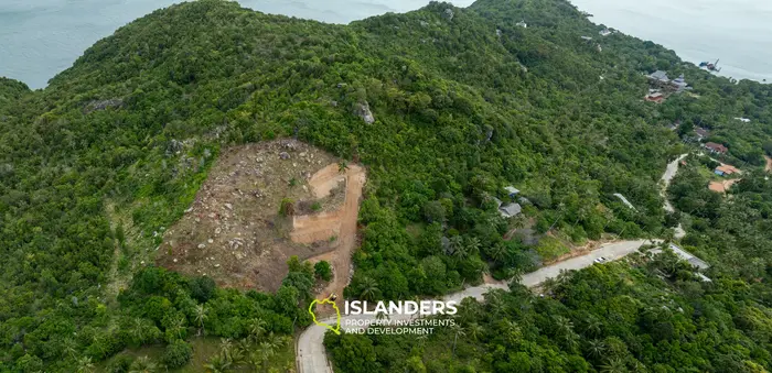 🌴 Terrain de 3 Rai avec vue sur la mer à vendre – Thong Nai Pan, Koh Phangan 🌊