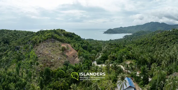 🌴 Terrain de 3 Rai avec vue sur la mer à vendre – Thong Nai Pan, Koh Phangan 🌊