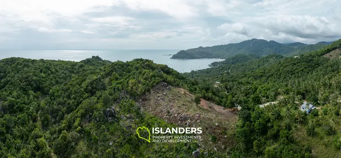 🌴 Terrain de 3 Rai avec vue sur la mer à vendre – Thong Nai Pan, Koh Phangan 🌊