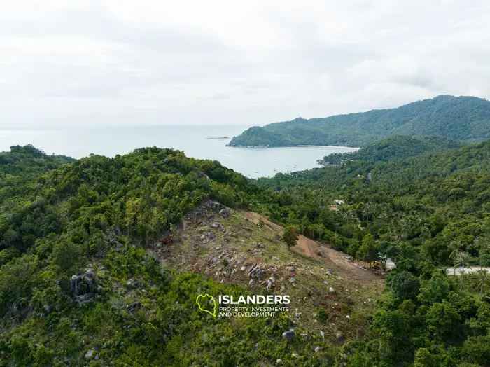 🌴 Terrain de 3 Rai avec vue sur la mer à vendre – Thong Nai Pan, Koh Phangan 🌊