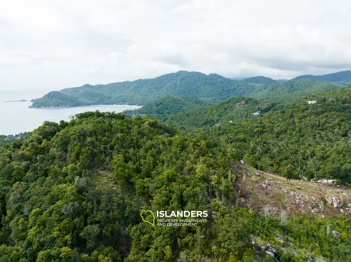 🌴 Terrain de 3 Rai avec vue sur la mer à vendre – Thong Nai Pan, Koh Phangan 🌊