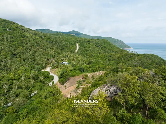 🌴 Terrain de 3 Rai avec vue sur la mer à vendre – Thong Nai Pan, Koh Phangan 🌊