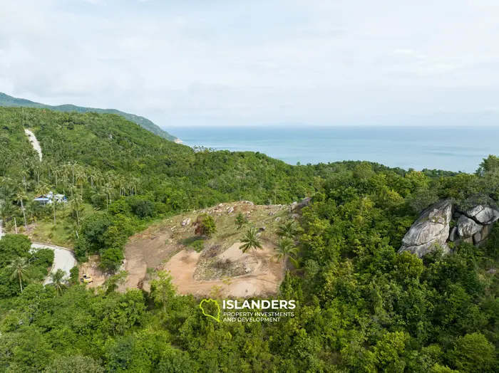 🌴 Terrain de 3 Rai avec vue sur la mer à vendre – Thong Nai Pan, Koh Phangan 🌊