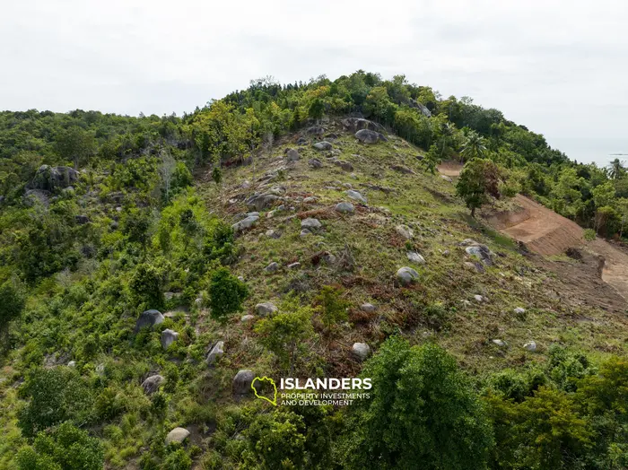 🌴 Terrain de 3 Rai avec vue sur la mer à vendre – Thong Nai Pan, Koh Phangan 🌊