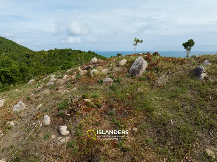 🌴 Terrain de 3 Rai avec vue sur la mer à vendre – Thong Nai Pan, Koh Phangan 🌊