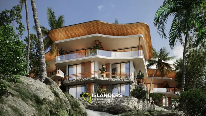 Luxurious 1 or 2 Bedroom Eco-Penthouse with Stunning Sea Views in Chaloklum!!! (3rd floor)