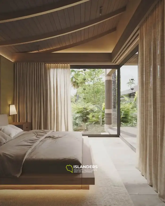 Two-bdrm villa in a complex with a swimming pool, playground and restaurant (Maenam)
