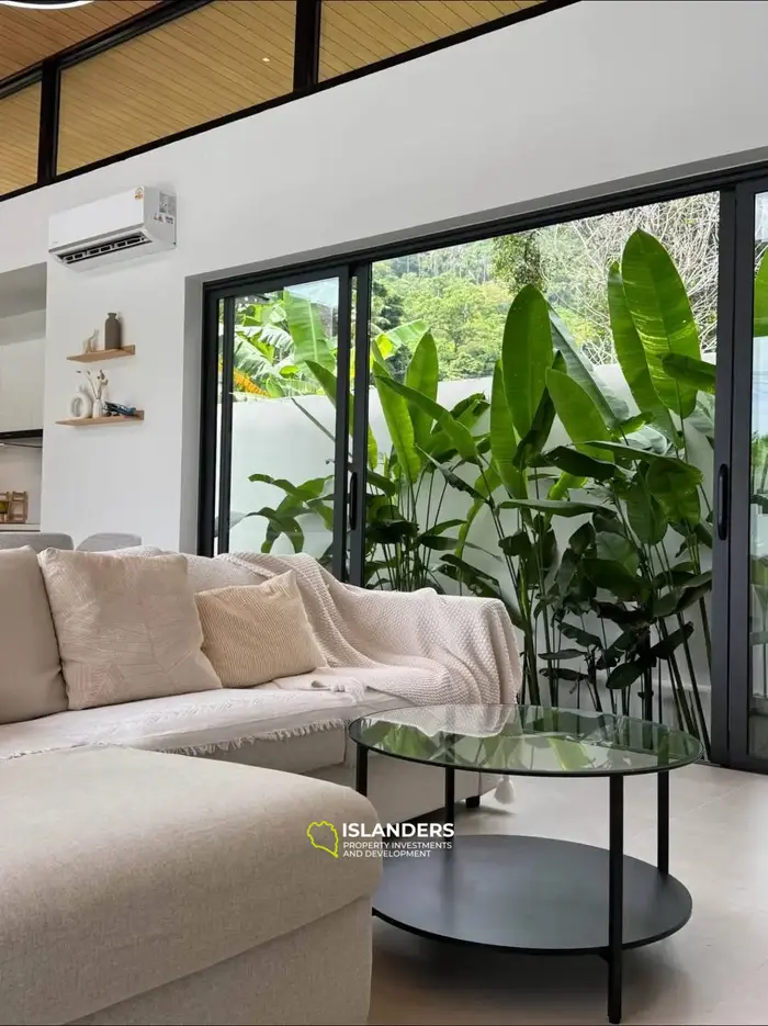 Comfortable 3-bdrm pool villa with mountain views (Lamai)