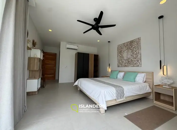 Comfortable 3-bdrm pool villa with mountain views (Lamai)