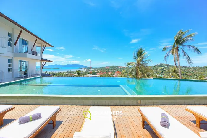Two-bdrm apartment with sea view (Bophut)