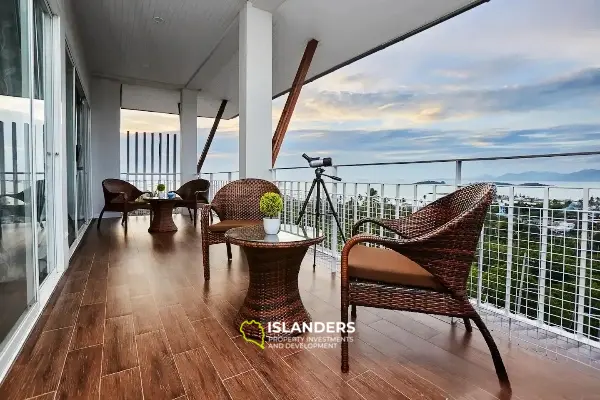 Two-bdrm apartment with sea view (Bophut)