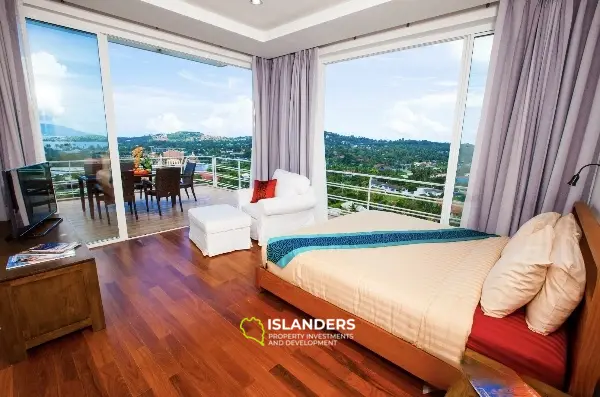 Two-bdrm apartment with a view in a complex with all amenities (Bophut) (Freehold Foreign quota)