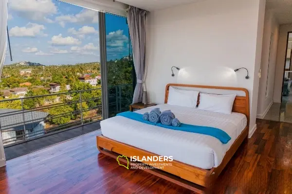 Two-bdrm apartment with a view in a complex with all amenities (Bophut) (Freehold Foreign quota)