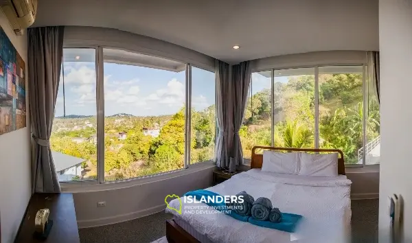 Two-bdrm apartment with a view in a complex with all amenities (Bophut) (Freehold Foreign quota)