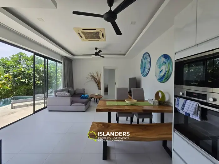 Two-bdrm pool villa with mountain view (Bophut)