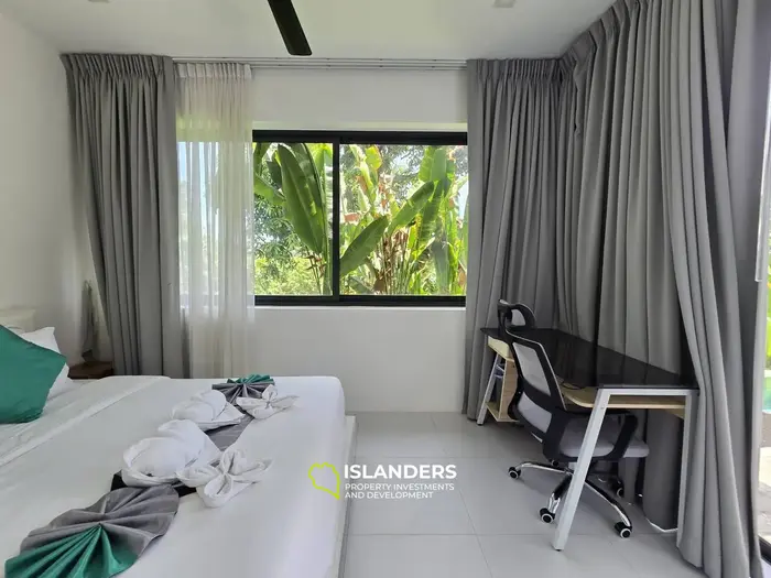 Two-bdrm pool villa with mountain view (Bophut)