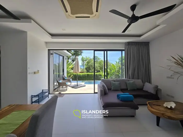 Two-bdrm pool villa with mountain view (Bophut)
