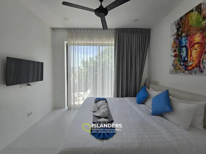 Two-bdrm pool villa with mountain view (Bophut)