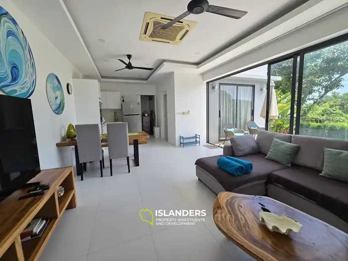 Two-bdrm pool villa with mountain view (Bophut)