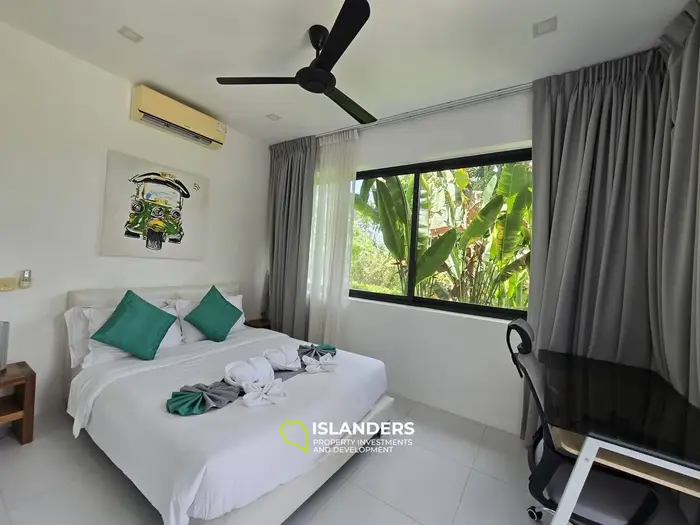 Two-bdrm pool villa with mountain view (Bophut)