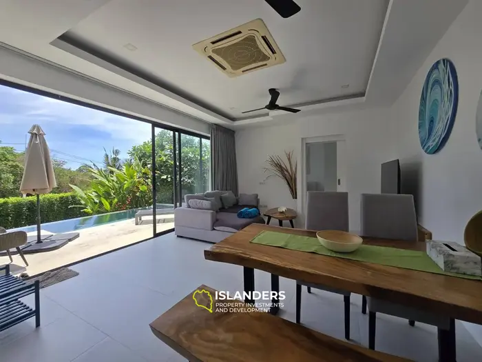 Two-bdrm pool villa with mountain view (Bophut)