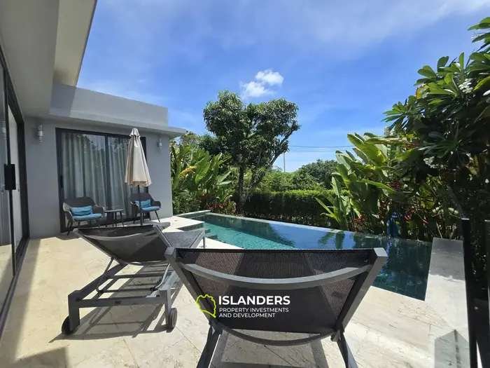 Two-bdrm pool villa with mountain view (Bophut)