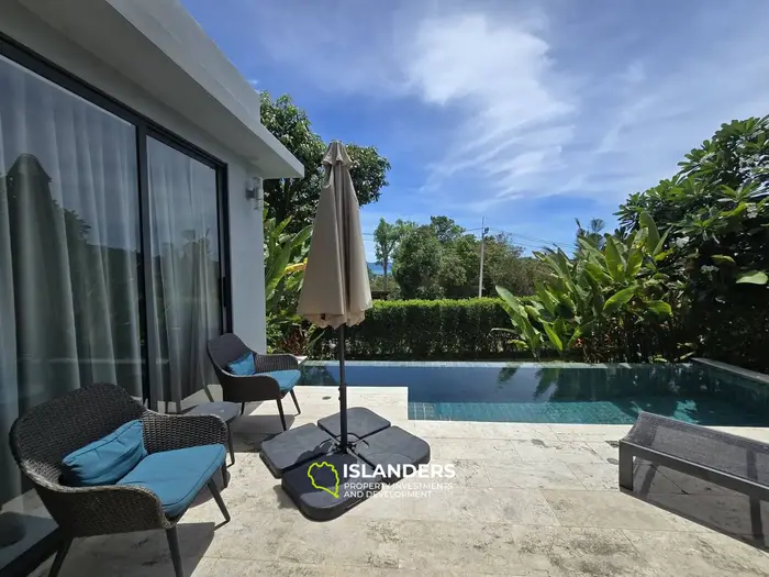 Two-bdrm pool villa with mountain view (Bophut)