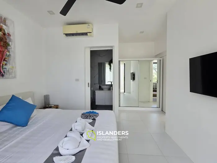 Two-bdrm pool villa with mountain view (Bophut)