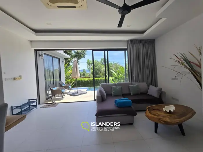 Two-bdrm pool villa with mountain view (Bophut)