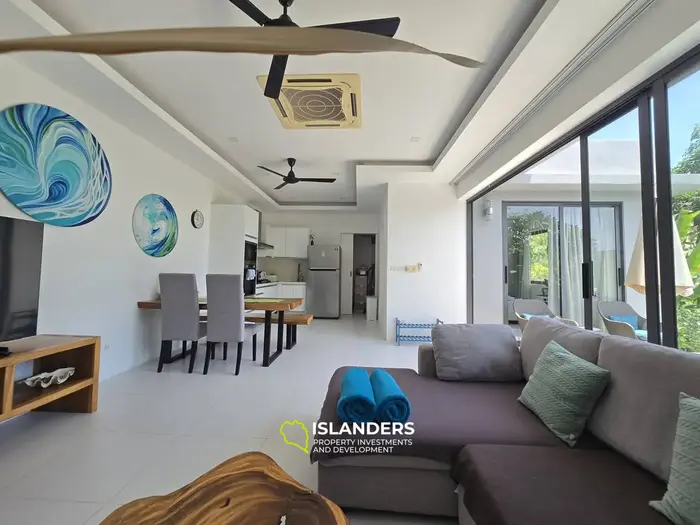 Two-bdrm pool villa with mountain view (Bophut)