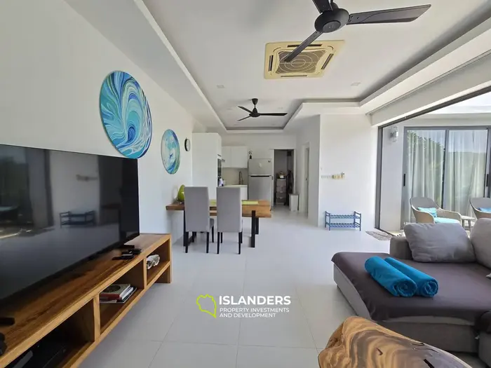 Two-bdrm pool villa with mountain view (Bophut)