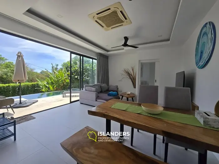 Two-bdrm pool villa with mountain view (Bophut)