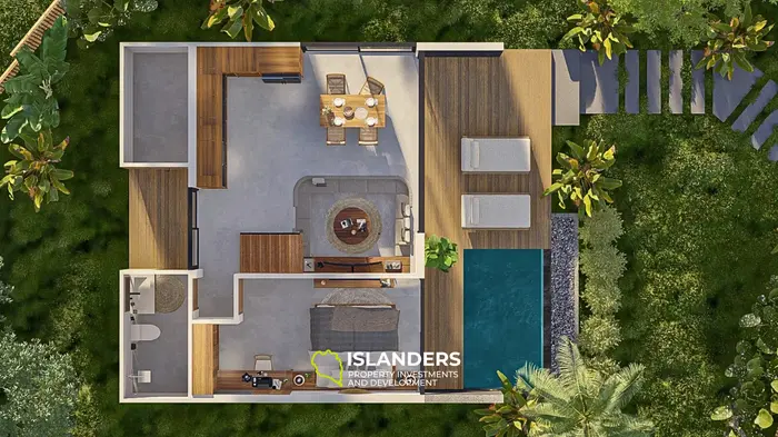 Charming Jungle View Villa in Koh Phangan (1BD)