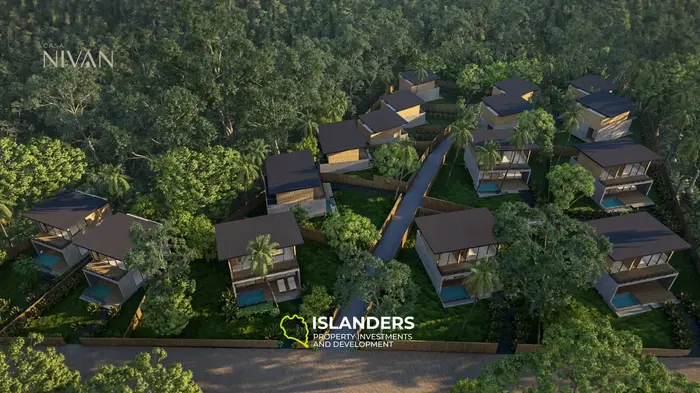 Stunning European-Style Villa with Jungle Views in Koh Phangan (2BD)