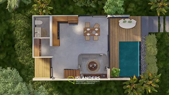 Stunning European-Style Villa with Jungle Views in Koh Phangan (2BD)