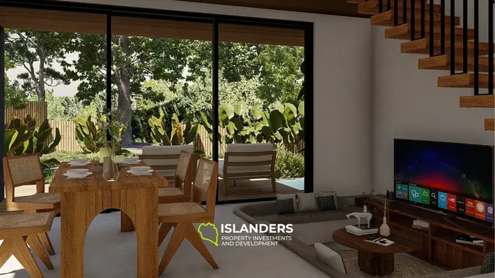 Stunning European-Style Villa with Jungle Views in Koh Phangan (2BD)